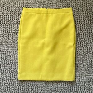 J Crew wool lined pencil skirt. Size 8